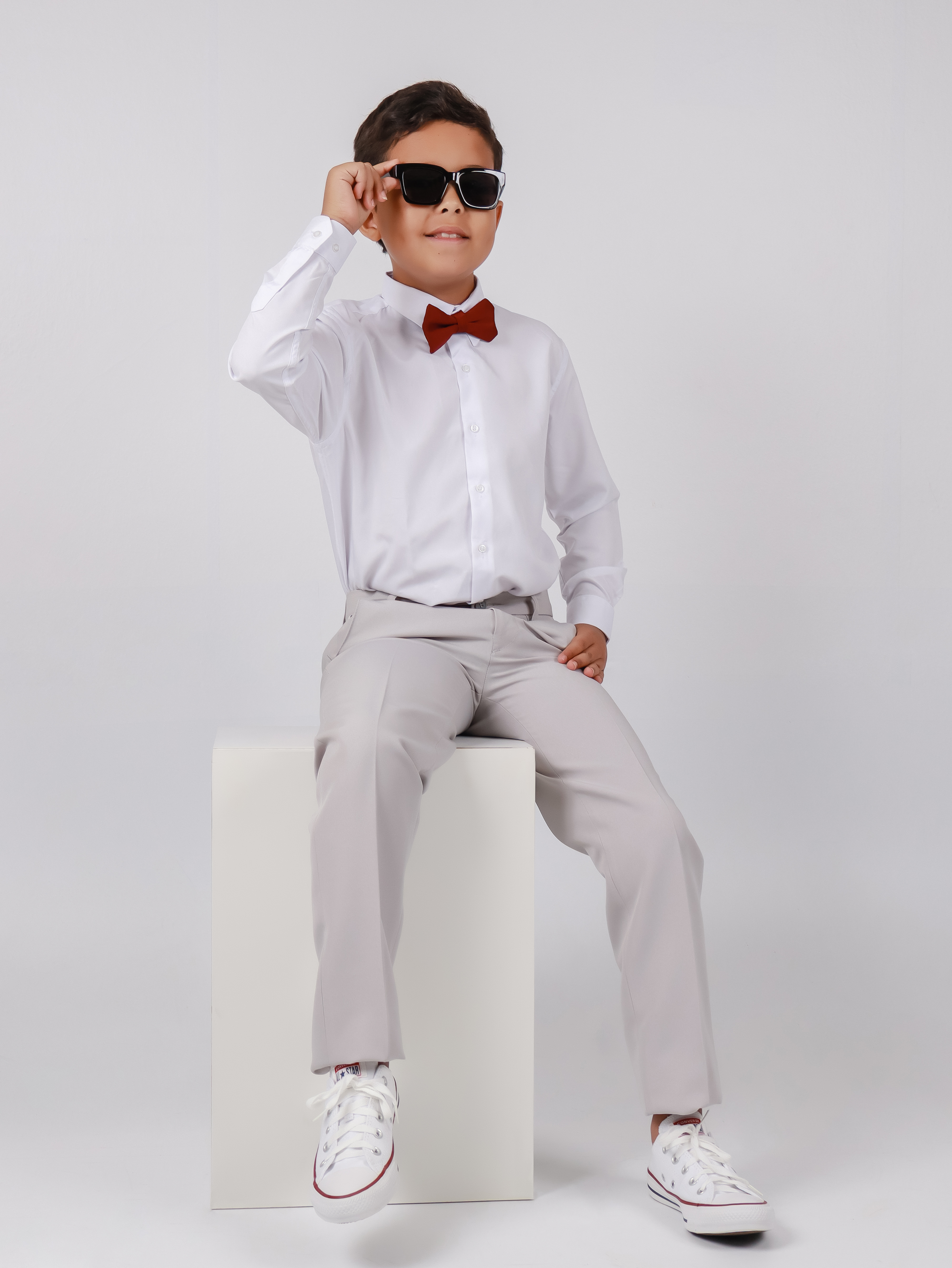Social infantil cinza estilo Cascavel