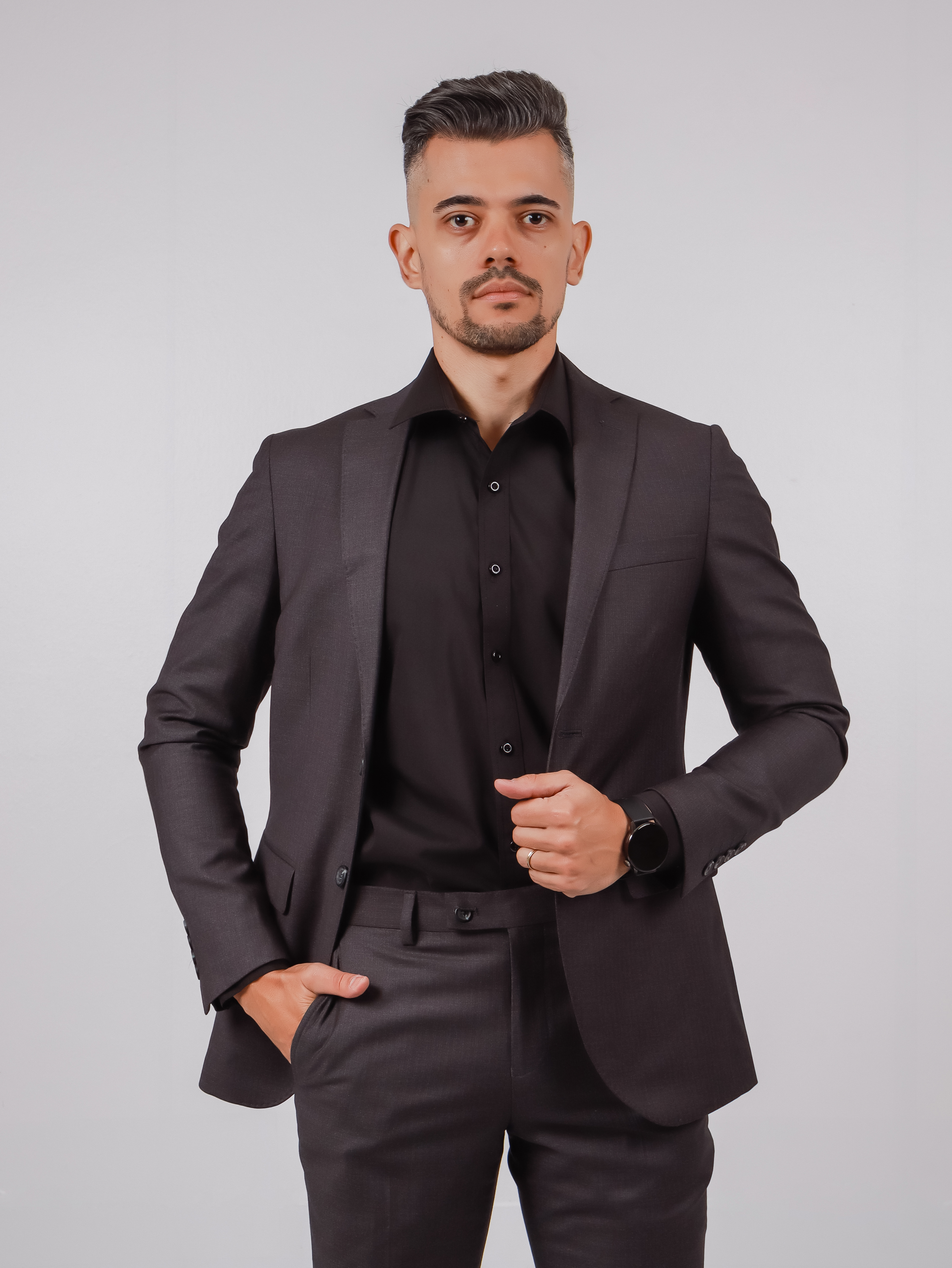 Terno bordô escuro masculino Cascavel